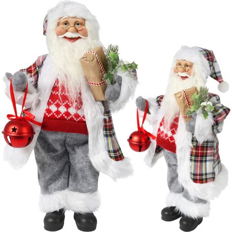 Statuetta natalizia di Babbo Natale, decorazione scandinava, 48 cm (1/5)