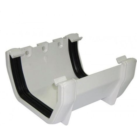 114mm Square Union Gutter Bracket - White (1/2)