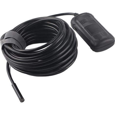 Caméra endoscopique WiFi HD pour l'inspection industrielle de la poussière, boroscope sans fil avec poignée, objectif unique de 8 mm (10 mètres (32,8 pieds)) (1/5)