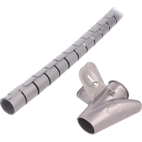 Gaine de protection pour faisceau 25mm L 2.5m - Argent