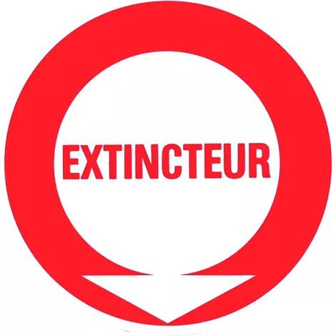 Panneau Extincteur (AFNOR) - Rigide Ø300mm - 4060736