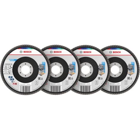 Bosch Set de disques abrasifs en éventail, 125 mm, T29 (1/4)