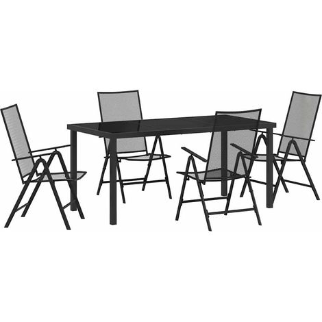 Maison Exclusive - Set da Pranzo per Giardino 5 pcs Antracite (1/5)