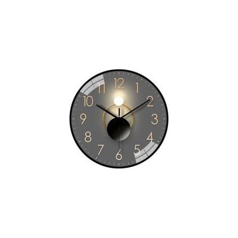 Moderne 20 cm Wanduhr, geräuschlos, ohne Ticken, batteriebetrieben, zur Wandmontage, für Wohnzimmer, Schlafzimmer, Küche, Büro, Klassenzimmer (siehe Foto).