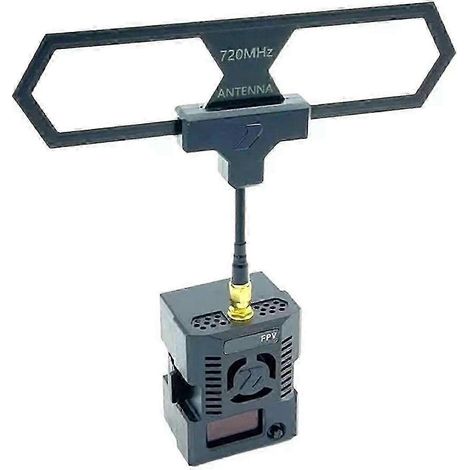 Le récepteur distant ExpressLRS 720 MHz RX est compatible avec le module émetteur miniature ELRS 720 MHz pour la commande à distance de l'émetteur. (1/5)