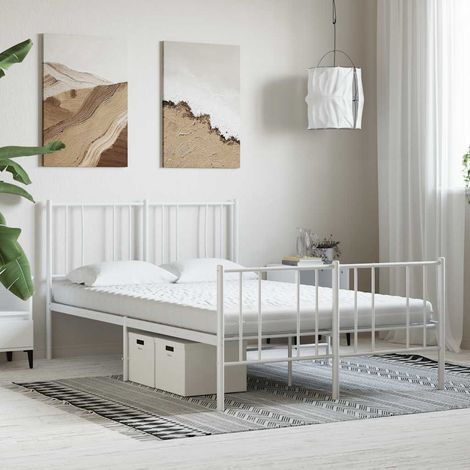 Matelas en mousse blanc 140x210 cm 7 zones dureté 20 ILD (1/5)