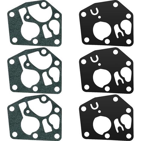 3-teiliger Vergaser-Membrandichtungssatz 795083, 495770, kompatibel mit Briggs & Stratton 495770 795083 281028 5083h 5083 (1/5)