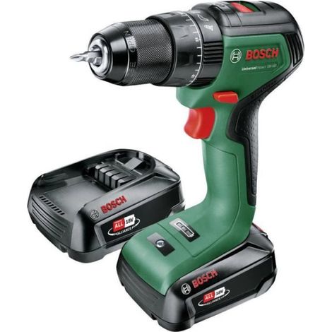 Perceuse a percussion Universal Impact 18V-60 - BOSCH - avec 1 batterie 2Ah - coffret - 06039D7101 (1/3)