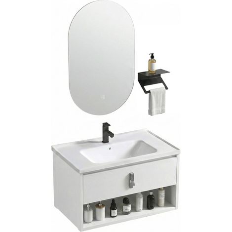 Ensemble De Meubles De Salle De Bain Rea Toledo White 60Cm (1/5)