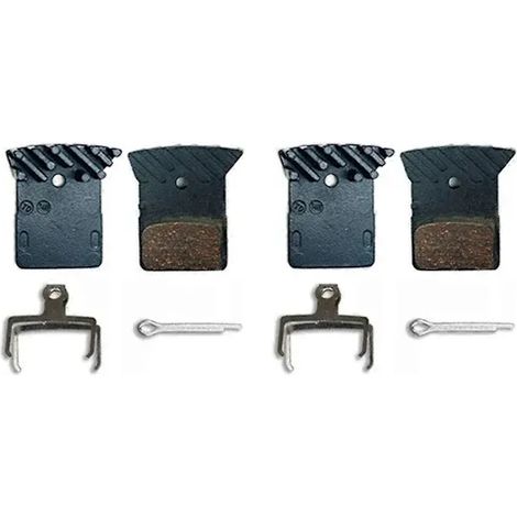 2 paires de plaquettes de frein en résine pour vélos, dissipateurs thermiques pour vélos de route, marque Ice Tech, compatibles avec L03A Ultegra R9170 R8070 R7070 RS8 (1/5)