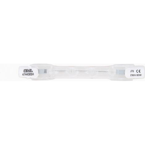 Ampoule halogène R7s 80 W Variable Blanc Chaud