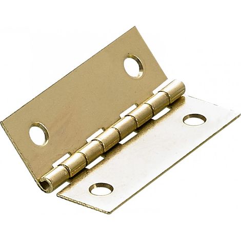Lot De 4 Charnières Universelles Acier Pour Meuble, L.40 X L.25 Mm