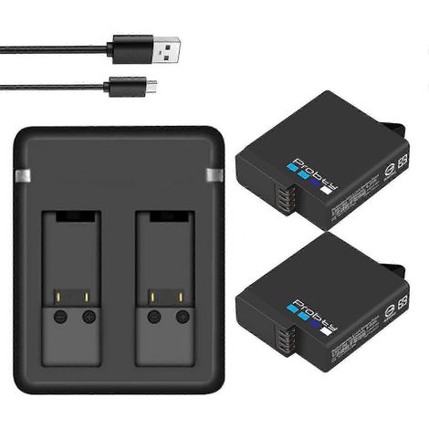 1680-mAh-Akku für GoPro Hero 7, Hero 6 und Hero 5 Black Kameras oder Ladegerät für GoPro Hero 7, 6 und Hero 5 Black Kameraakku - Yvan (1/5)