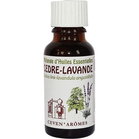 Miscela di Oli Essenziali Antimuffa Cedro Lavanda 20 ml - Ceven Aromes