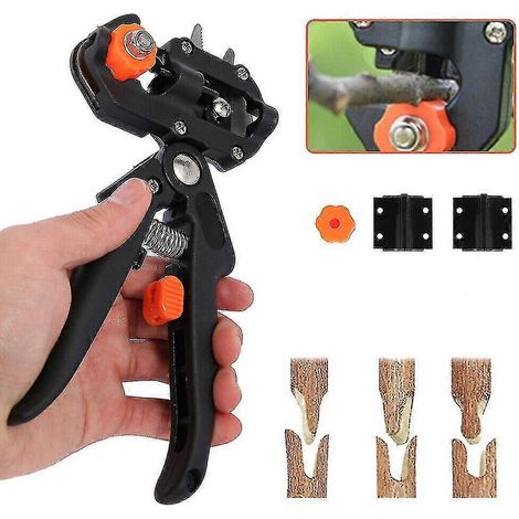 Ciseaux à greffer pour jardin, outil de coupe pour greffage, sécateur pour arbres fruitiers - 9-AquaForge (1/2)