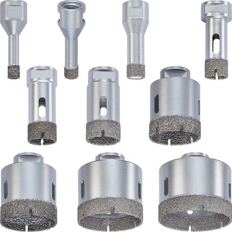 KWB Diamant-Lochsägen Set für Trockenschnitt, M14, Ø 10-68 mm (1/5)