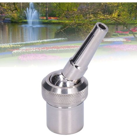 Tête de Jet de Fontaine G1/2 20mm en Acier Inoxydable 304, Direction Adjustable, Pour Bassin ou Décoration d'Espace Extérieur (1/5)