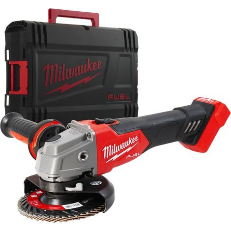 Smerigliatrice 125mm Interruttore a Slitta Milwaukee M18 FSAG125X-0X Nuda