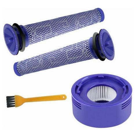 Filtre & 2 Pré Filtre d'Aspirateur V6DC58 DC59 V6 V7 V8 V10 Kit de Filtre de Remplacement pour Dyson V7 V8 Range, Accessoire d'Aspirateur (lot de 4) (1/5)
