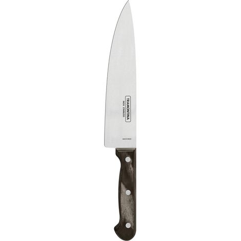 Tramontina coltello chef Polywood acciaio inox marrone 20 cm