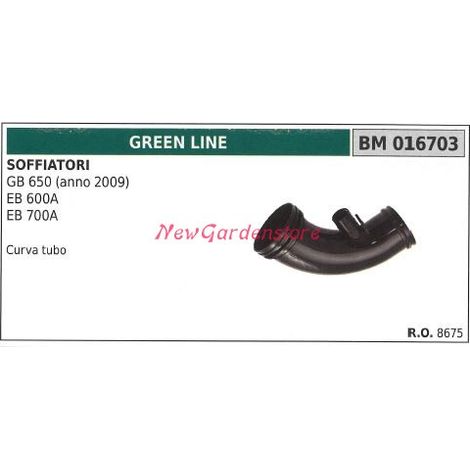 Codo tubo soplador GB 650 600A 700A GREENLINE 016703