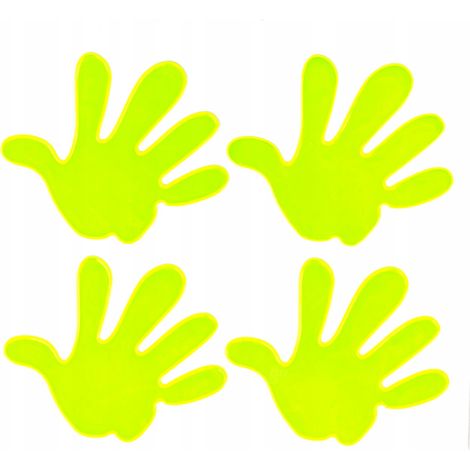 Adesivi di avvertimento fluorescenti e riflettenti per le zampe dei bambini (1/3)