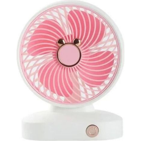 Ventilateur De Bureau - Rechargeable USB - Portable 11x6x14 cm - Pour Maison Camping Plein Air - 1 Unité
