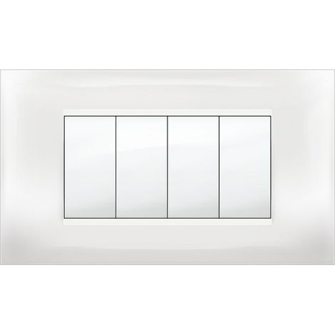 PLACCA MIVIDA PLANA BIANCO 4P