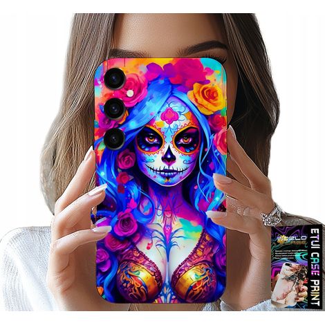 Custodia per Samsung Galaxy A34 5G - Messicana, colorata regina della morte (1/5)