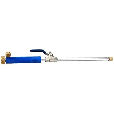 Pistolet à eau haute pression en métal pour nettoyeur et buse de tuyau Bleu - (1/5)