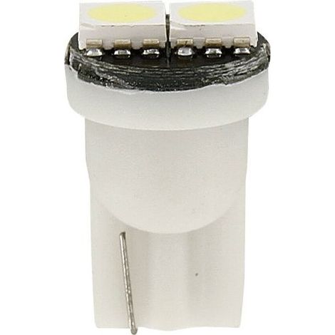 24V Hyper-Led 6 - 2 SMD x 3 chips - (T10) - W2,1x9,5d - 2 pz  - D/Blister - Bianco - Doppia polarità (1/4)