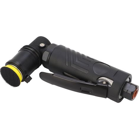 Pneumatischer Schleif- und Polierer mit 8500 U/min, 1/4-Zoll-Einlass, 30-mm-Schleifscheibe und Winkelstück. (1/5)