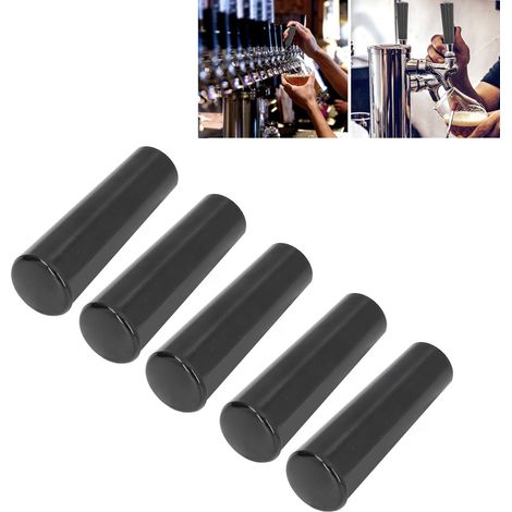Dispensador de cerveza de plástico ABS [5 unidades] Tamaño estándar para grifos de bar de 6,6 cm Fácil instalación Duradero (1/5)