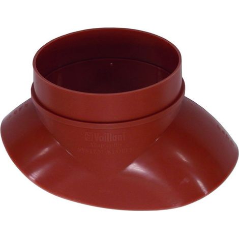 Vaillant Adapter für Klöber-Pfanne rot, für Dachschrägen von 20-50 Grad, 009080