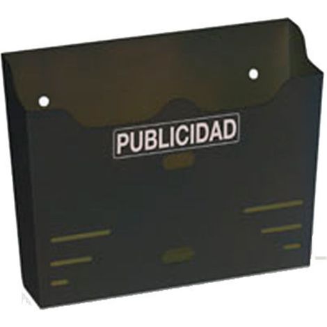 Cestino Pubblicitario Orizzontale BTV Nero 360x255x100 mm