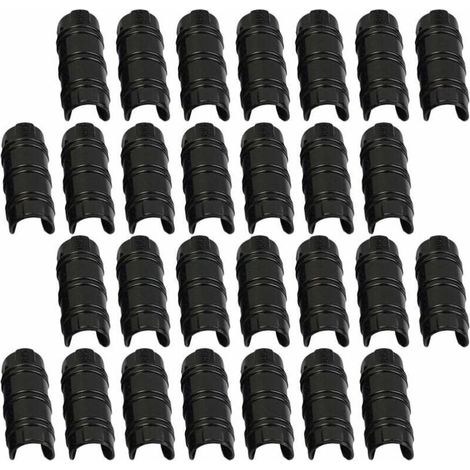 Lot de 30 serre clips 32mm – Fixation rapide pour bâches et toiles d'ombrage – Résistants à la déchirure – Compatible tuyaux 32mm - 30pcs (1/5)