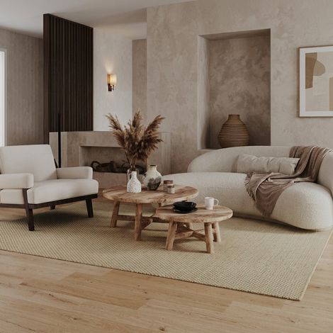 Kilim moderne Tapis Bohemian - Tapis en laine - 150x80cm, Rectangular - 100% Laine vierge - Tissé main - Beige