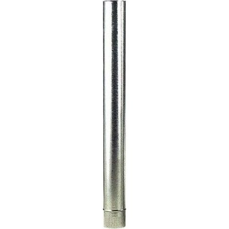 Tuyau de poêle 100 mm – Acier galvanisé – Longueur 1 mètre – Conduit de fumée pour poêles à bois et chaudières