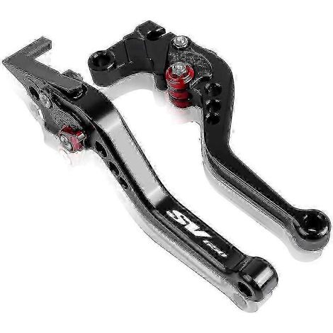 Poignées de guidon uniques pour moto Suzuki SV650/SV650S, réglables, extensibles et pliables (courtes). (1/5)