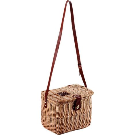 Cesto per funghi in vimini, 34x22H26 cm (1/2)