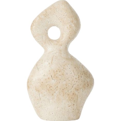 Objet Déco en Céramique "Olina" 34cm Crème (1/2)