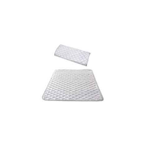 Isolierter Bügelbrettbezug, Dampfbügelmatte, Baumwolle, tragbare Tischunterlage für Waschmaschine, Trockner, Reisen, Zuhause, Silber, 48 x 85 cm (1/5)