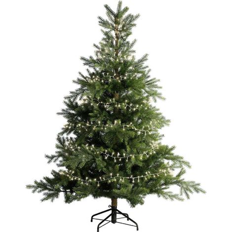 Ghirlanda LED compatta lampeggiante white warm 19m 750l cavo trasparente (1/5)