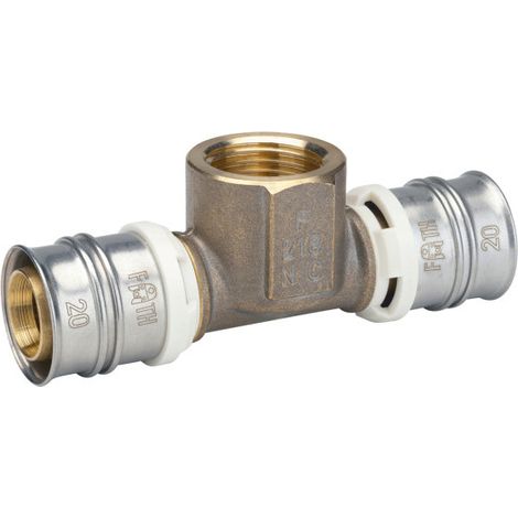 Té laiton multicouche type radial femelle 20/15x21/20.