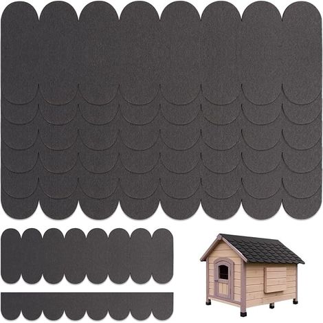 Roof Shingles, Bitumen Shingles for House Birds, Birdhouses, Insect Hotels, Kennels, Hutches (1/5)