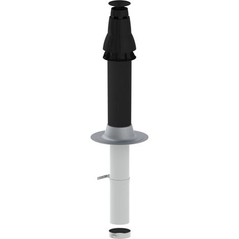 Remeha Kit de base PPS RUD1, DN 100/150, toit plat, anthracite, Q01125