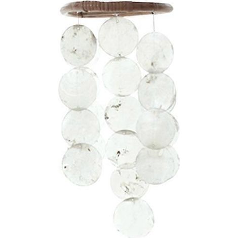 Carillon éolien en coquillage pour décoration de chambre, style nordique, pour la maison ou le bureau, pour la chambre d'enfant ou la crèche. Décoration murale idéale pour des cadeaux originaux. (1/5)