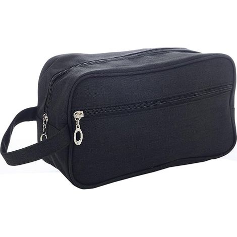 Trousse de toilette de voyage pour homme Tissu Oxford noir ), (1/2)
