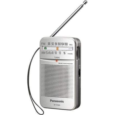 Panasonic RF-P50DEG Radio tascabile FM Argento