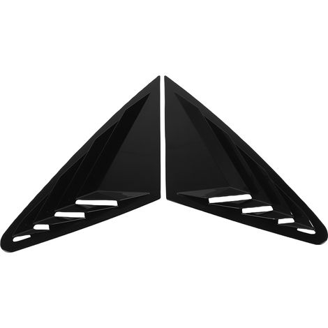 2 caches persienne vitre latérale arrière gauche droite – Scoop obturateur remplacement FY Coupe 2018-2024 noir brillant (1/5)